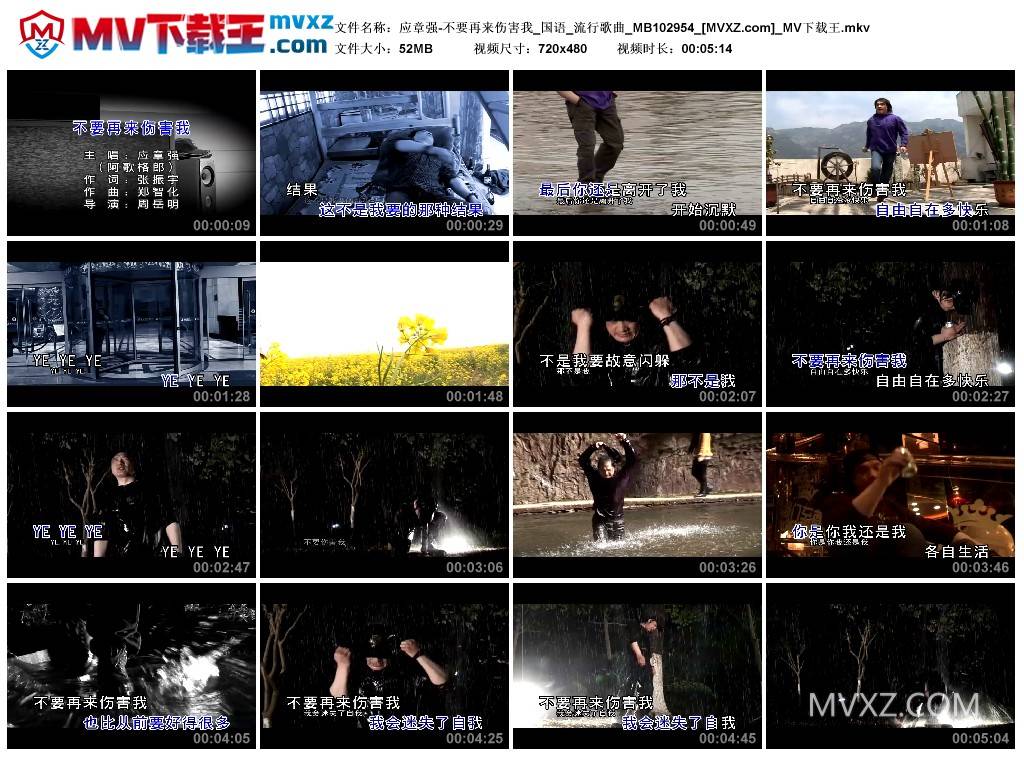应章强-不要再来伤害我_国语_流行歌曲_MB102954